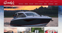Desktop Screenshot of gordysboats.com
