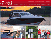 Tablet Screenshot of gordysboats.com